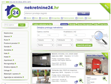 Tablet Screenshot of nekretnine24.hr